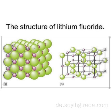 Lithiumfluorid ist deshalb in Wasser weniger löslich